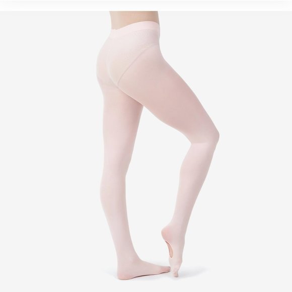 NWT Capezio Ultra Soft Transition Tight Ballet Pink S/M - Picture 1 of 7